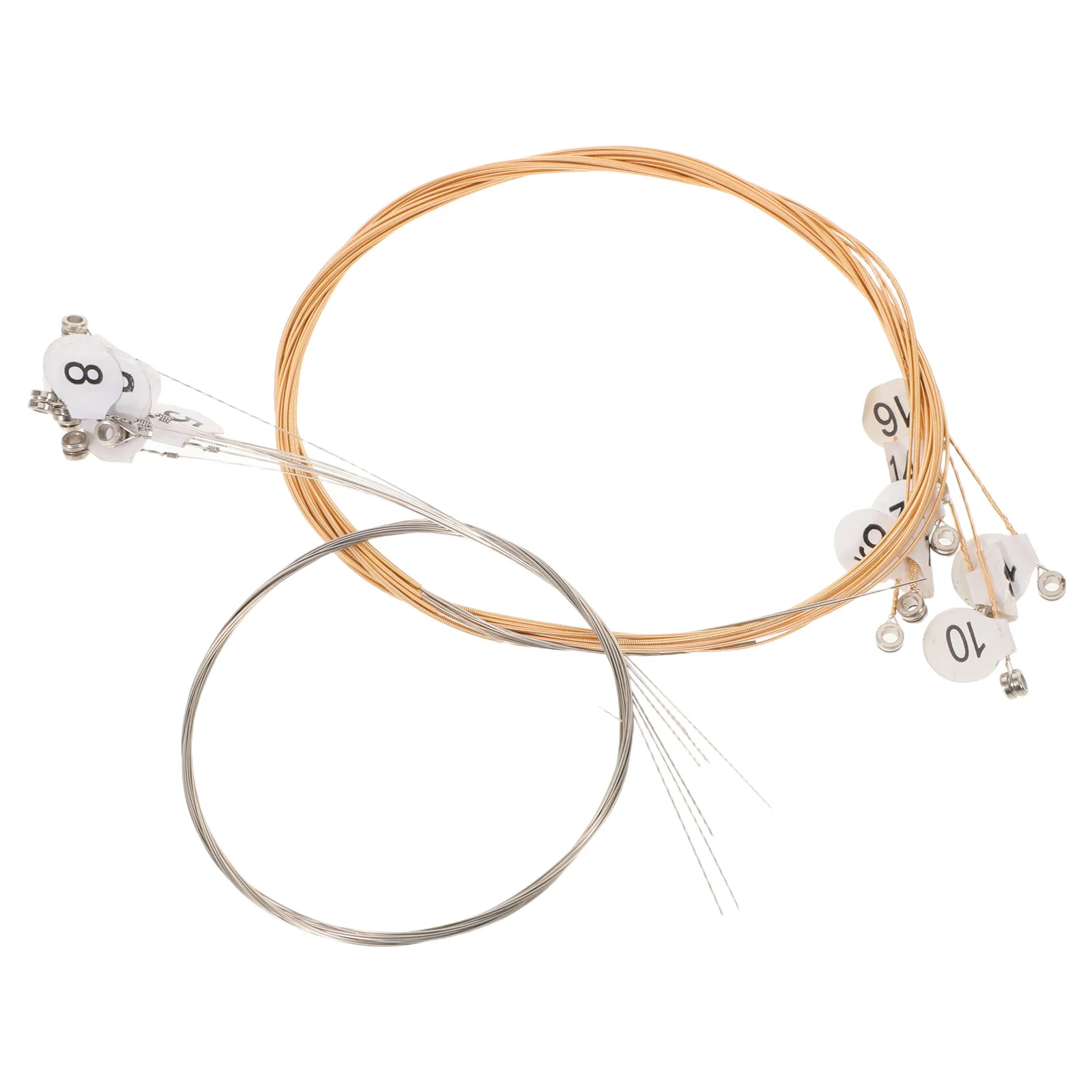 

1 set 1 Set 16-String Lyre Harp Strings Golden Steel Metal Replacement For Harp Instrument Parts Maintenance Accessory Resonance