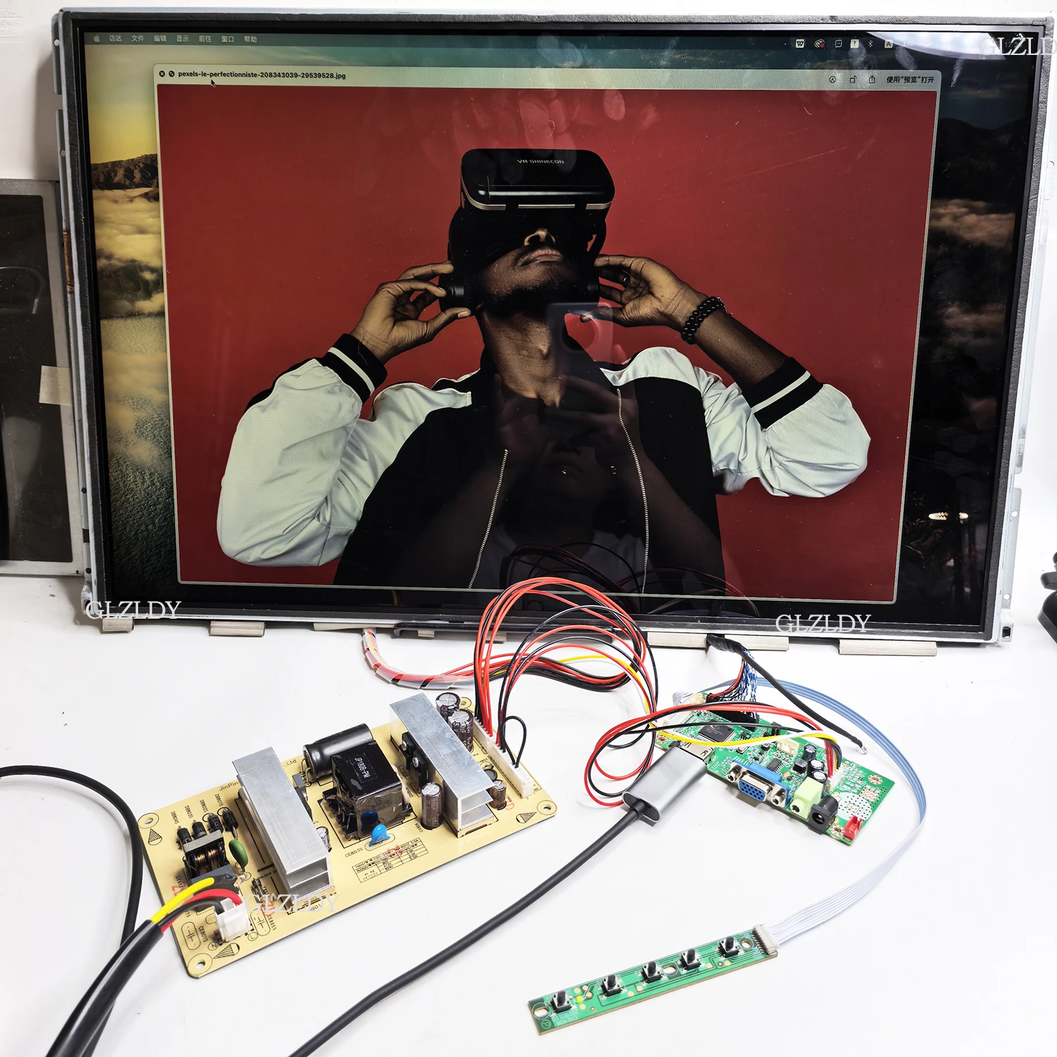 Комплект драйвера 24-дюймового монитора для iMac LM240WU2-SLB3 LM240WU2-SLA1 HDMI + VGA, плата драйвера контроллера ЖК-экрана со светодиодной подсветкой и платой питания