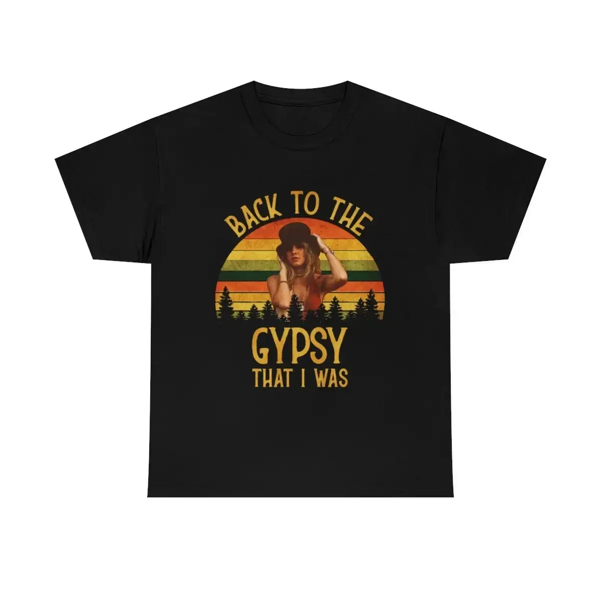 Back To The Gypsy That I Was vintage Retro T Shirt Essential Trending Heavy Cotton