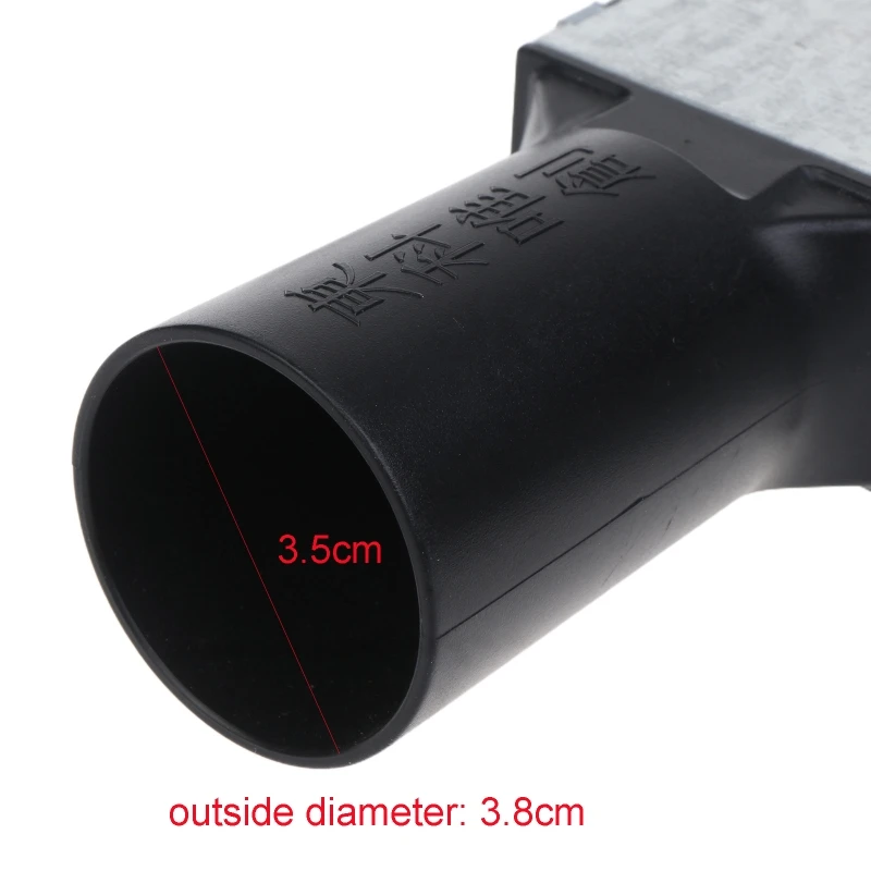 Plastics Hard 3.8cm Air Tubes Duct Pipe for 12V Grilling Centrifugal for 11028 Air Blower Cooling Fan Smokehouse Fan Dropship