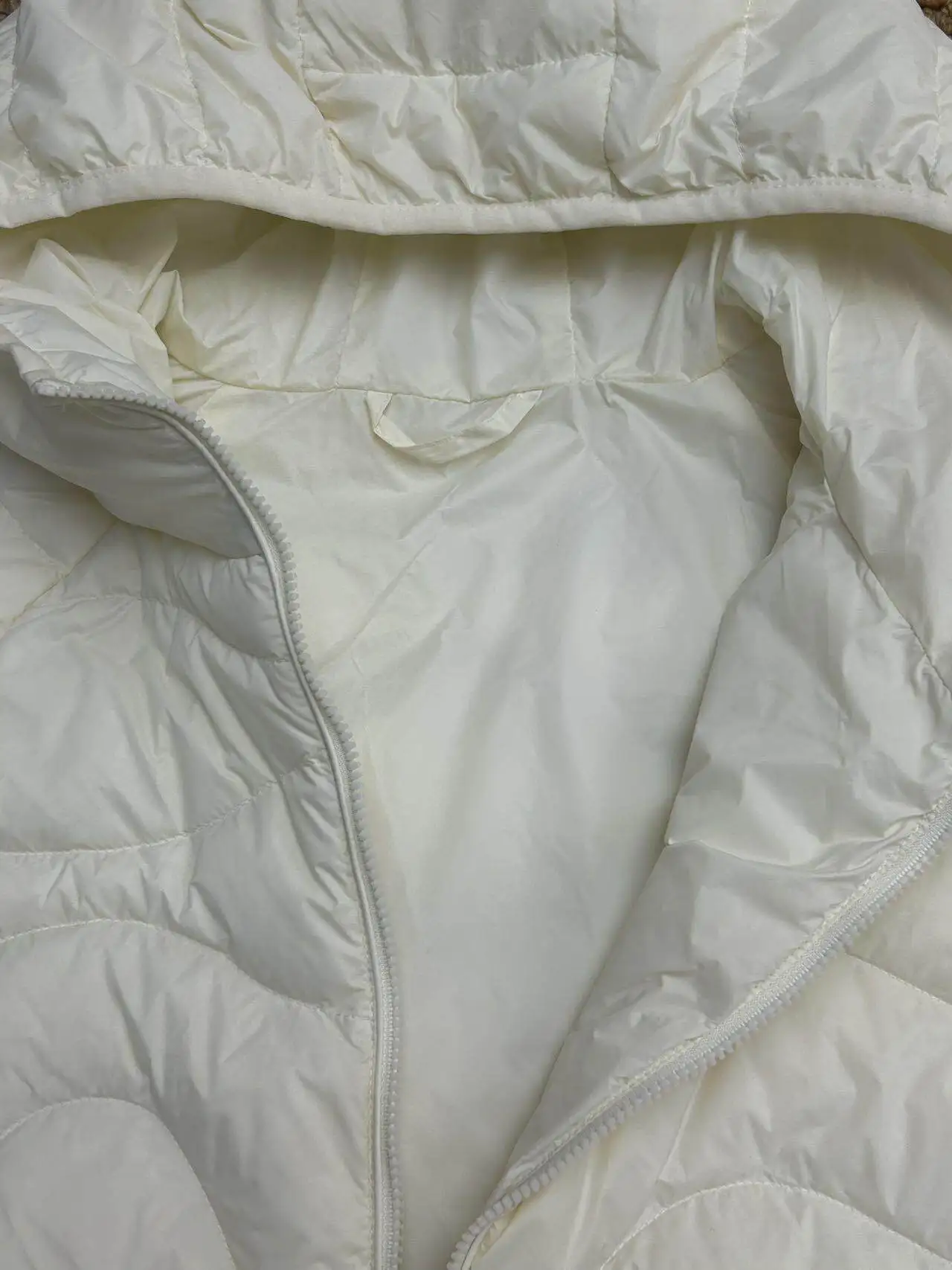 Women Ultra Light White Duck Down Coat 2026 New Autumn Winter Thin Hooded Down Jacket Parkas Female Warm Short Puffer Outwears