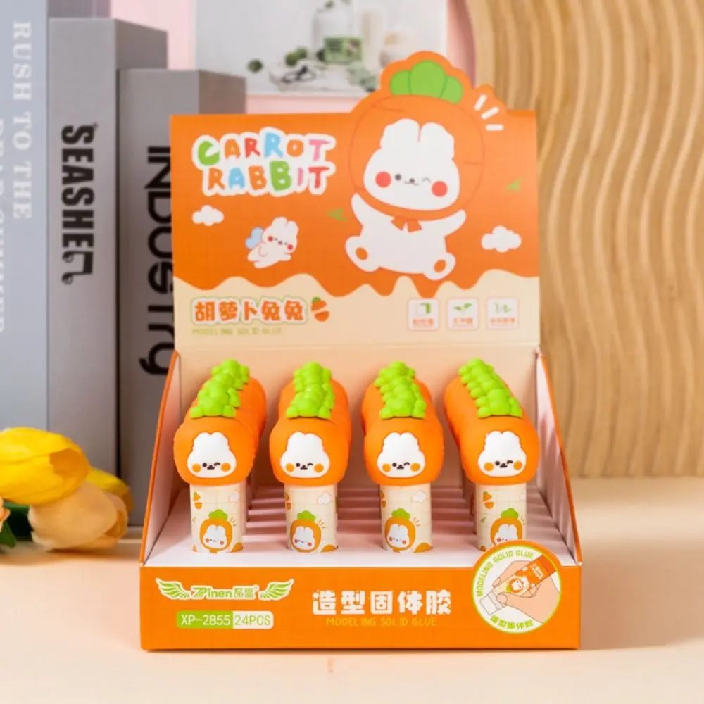 カワイイ漫画の形の頑丈な接着剤スティック、強力な接着剤、学生の文房具、高粘度用品、1個