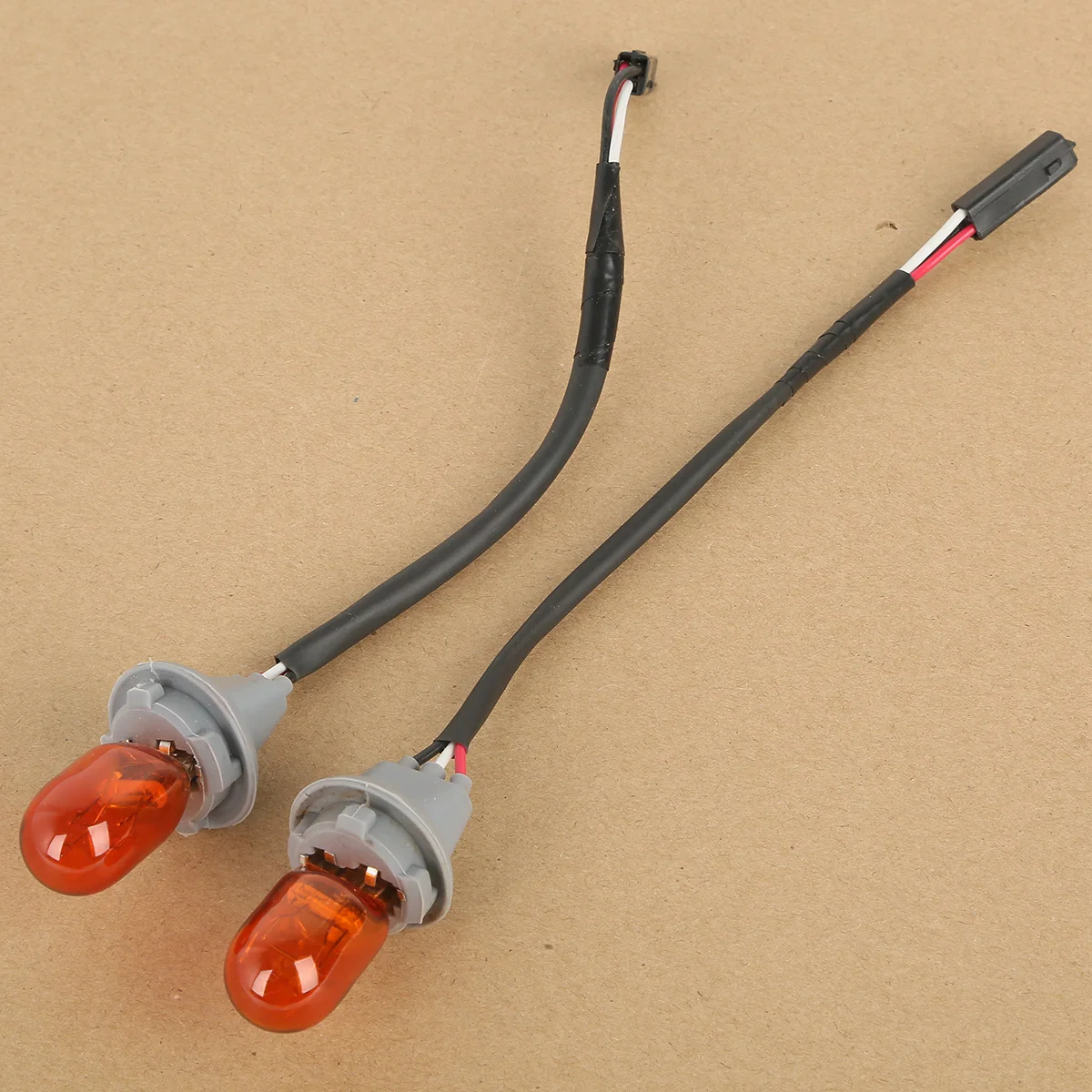 Motorcycle 2PCS Front Turn Signal Lights Bulbs For Honda Goldwing GL1800 2006-2011 Orange Clear