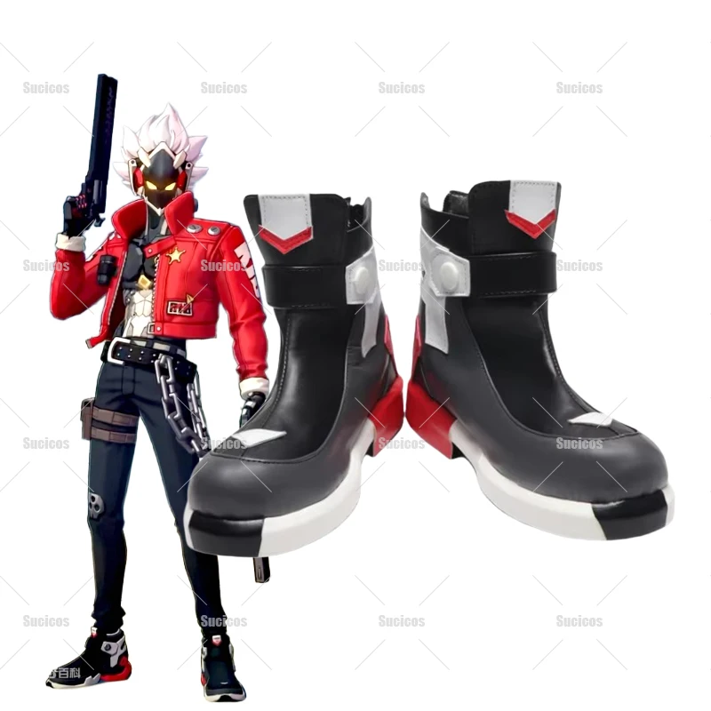 

Обувь для косплея Game Zenless Zone Zero Billy The Kid, вечерние туфли унисекс для взрослых на карнавал, Хэллоуин