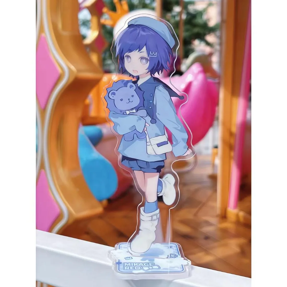 Figura acrílica con cerradura azul, Chigiri Hyoma Bachira Meguru, periféricos de Anime, adorno de escritorio delicado y bonito de alta definición