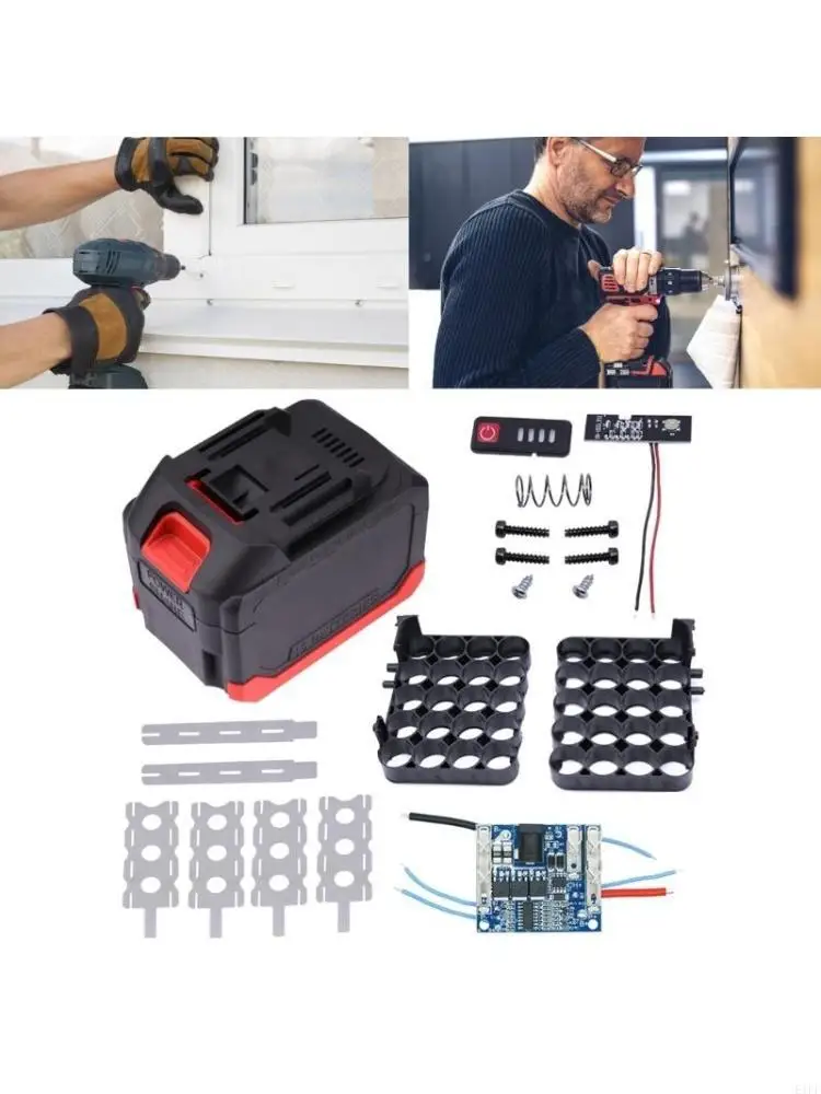 

E1PF Держатель батареи для батареи для батареи для батареи и зарядки платы за зарядки платы за зарядку для безопасной зарядки