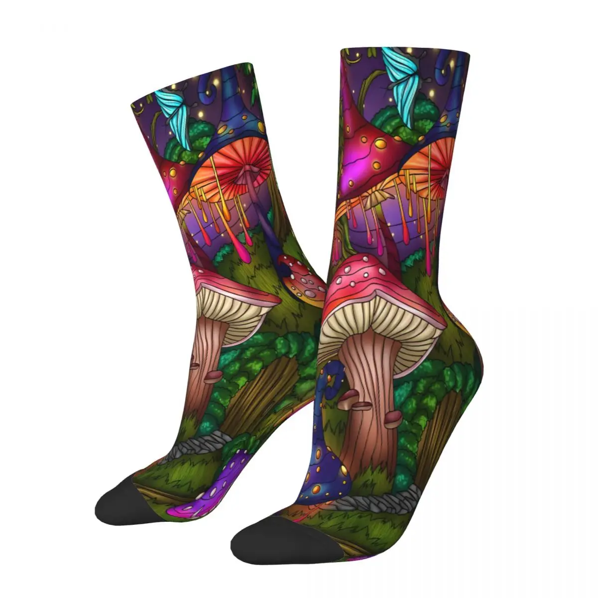 Miracle Mushroom Sock Printed Man Polyester