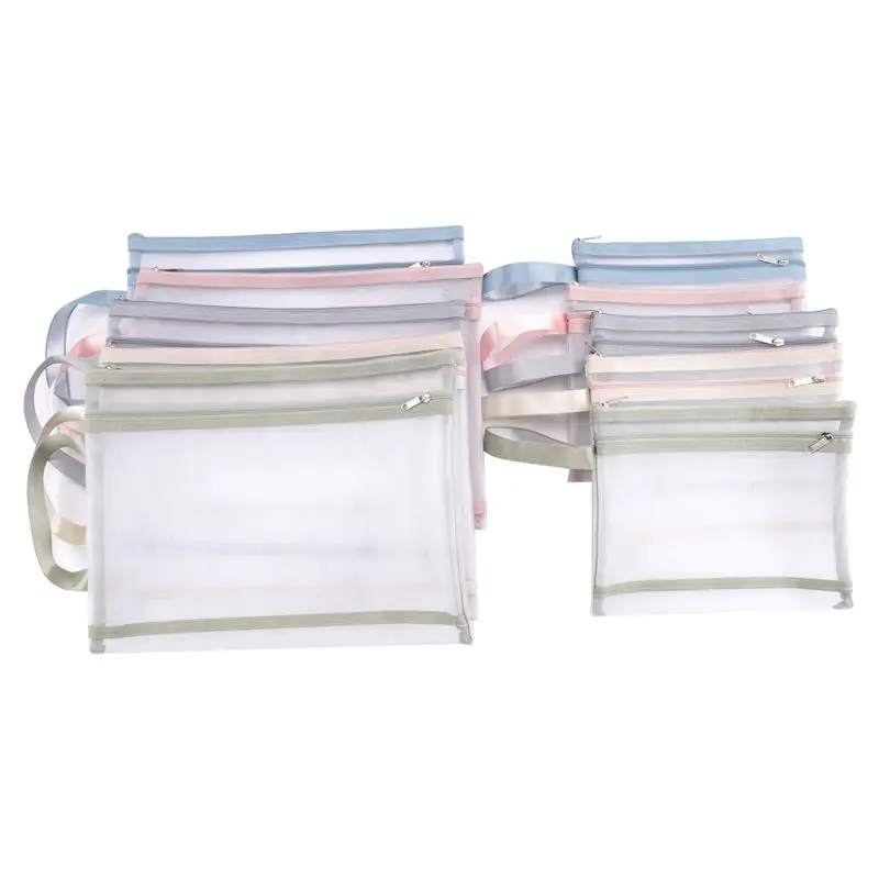 a17f-10-pack-colored-double-layer-mesh-zipper-pouch-bags-building-block-sets-storage-organization-5pcs-a4-5pcs-a5