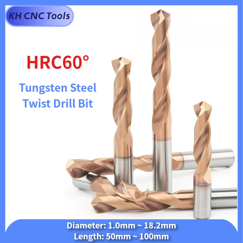 

Tungsten steel drill D1.0-D18.2mm High hardness tungsten steel high-speed super hard drilling carbide Fried Dough Twists drill