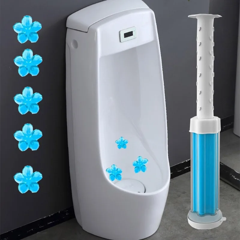 1Pcs Flower Toilet Cleaner Gel Syringe Aromatic Drain Toilet Cleaning Products Air Freshener Remove Odors Home Bathroom Tools