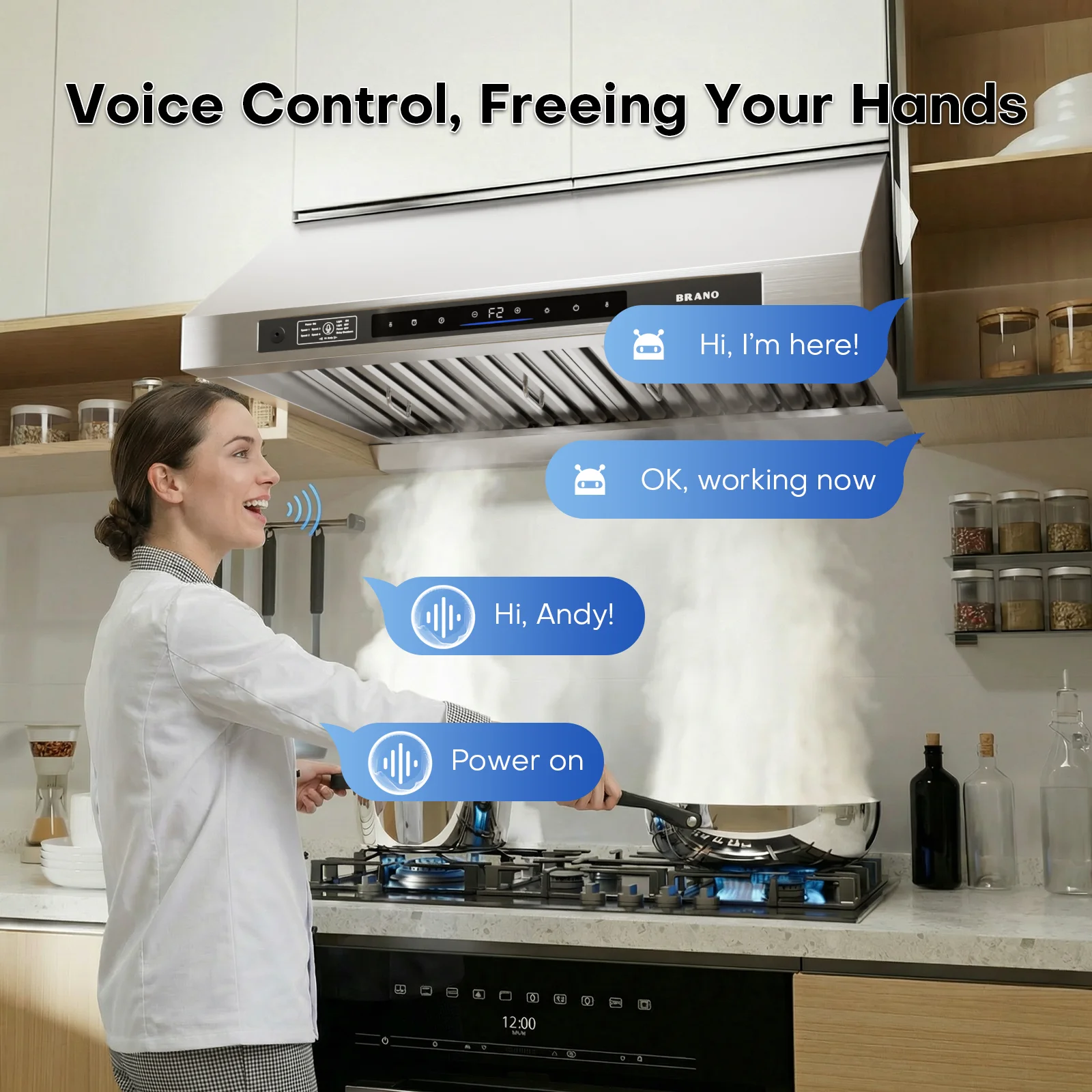 BRANO Penghisap Asap Dapur di - Commercial Kitchen Exhaust Fan ulasan dan harga