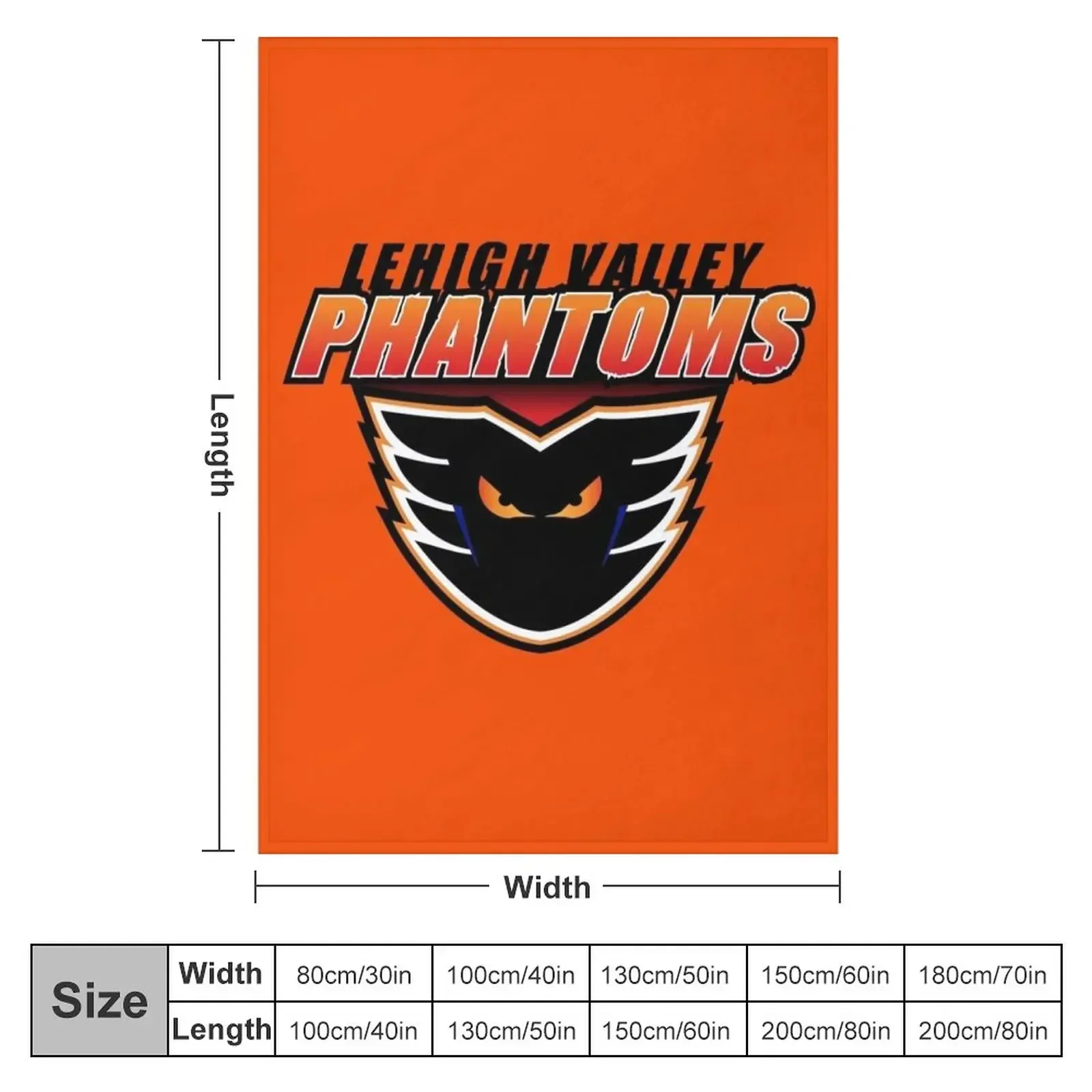 Phantoms-Lehigh Valley Throw Blanket Quilt valentine gift ideas Blankets Sofas Of Decoration Blankets