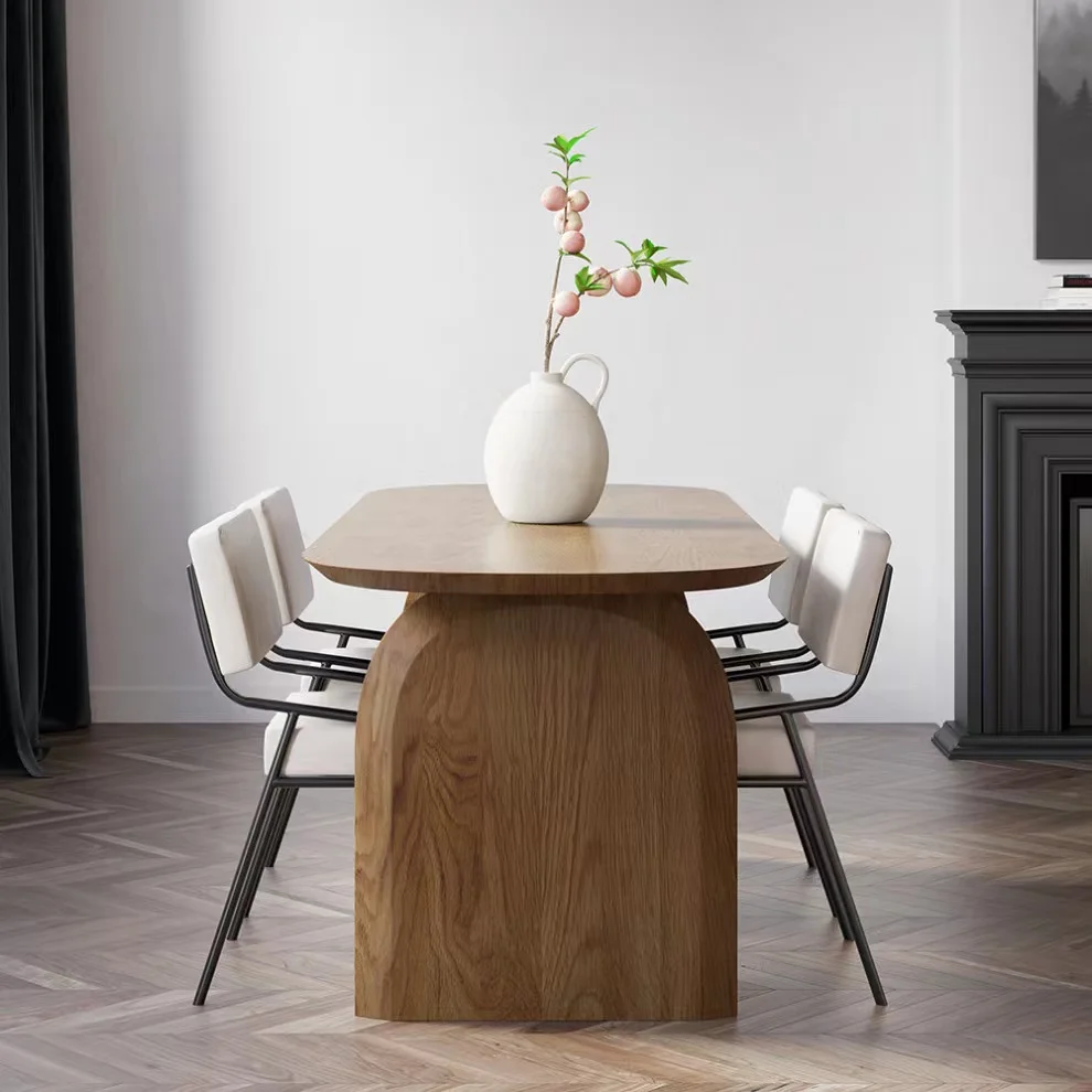

Modern Set Dining Table Nordic Marble Wooden Dining Table and Chairs 6 Luxury Dinning Chairs Dining Room Furniture Table
