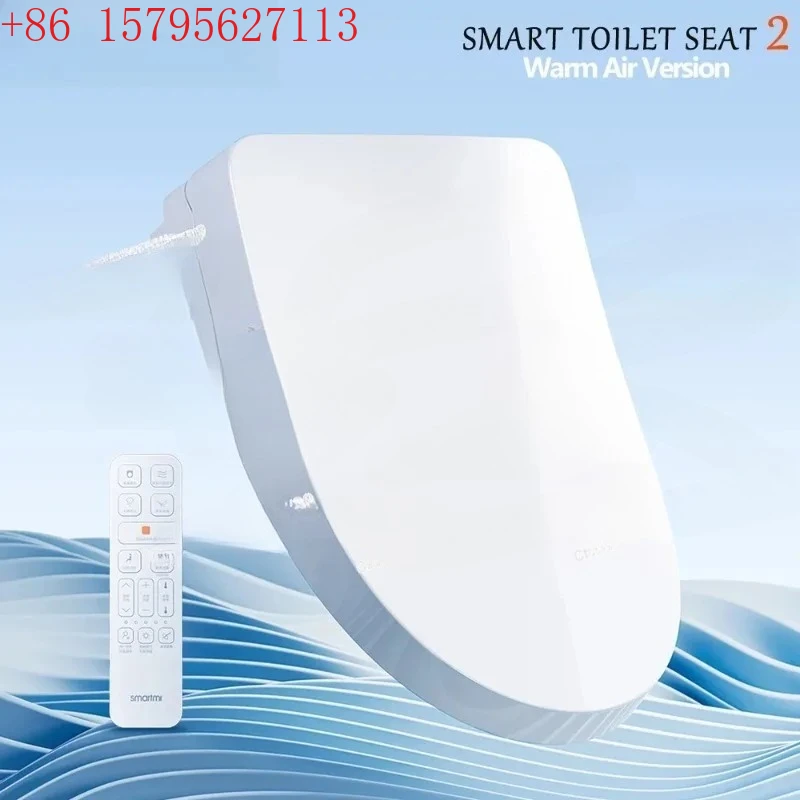 

Smartmi Smart, крышка сиденья для унитаза 2, водонепроницаемая крышка для электрического унитаза, антибактериальное умное сиденье для унитаза с подогревом и пультом дистанционного управления