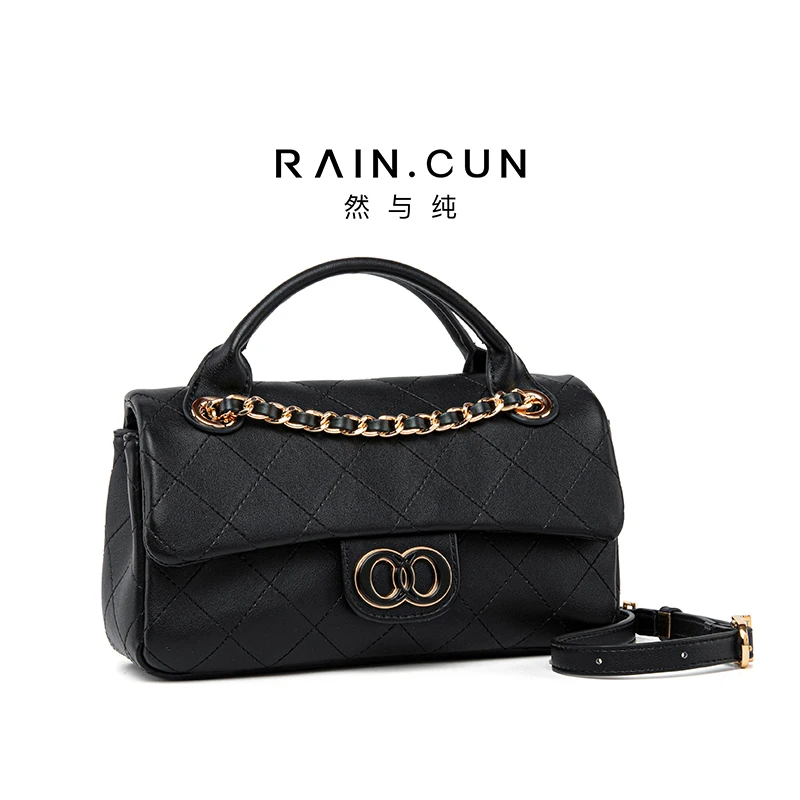 elegant-black-crossbody-handbag-women's-fashionable-shoulder-bag-raincun-qyx-98292-luxury-minimalist-ladies-purse
