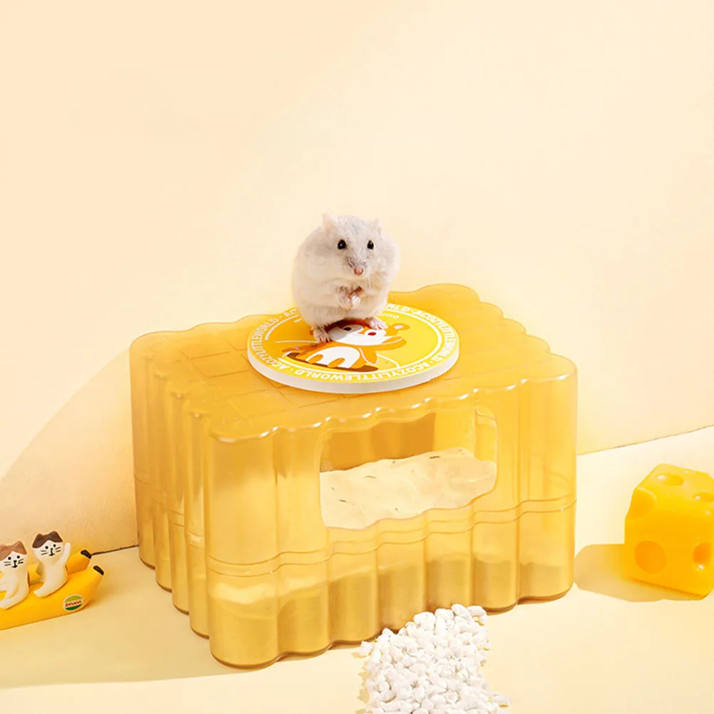 

Chinchilla Bathtub Transparent Detachable Sand Box For Small Pets Smooth -Resistant Hamster Bath Container Pet