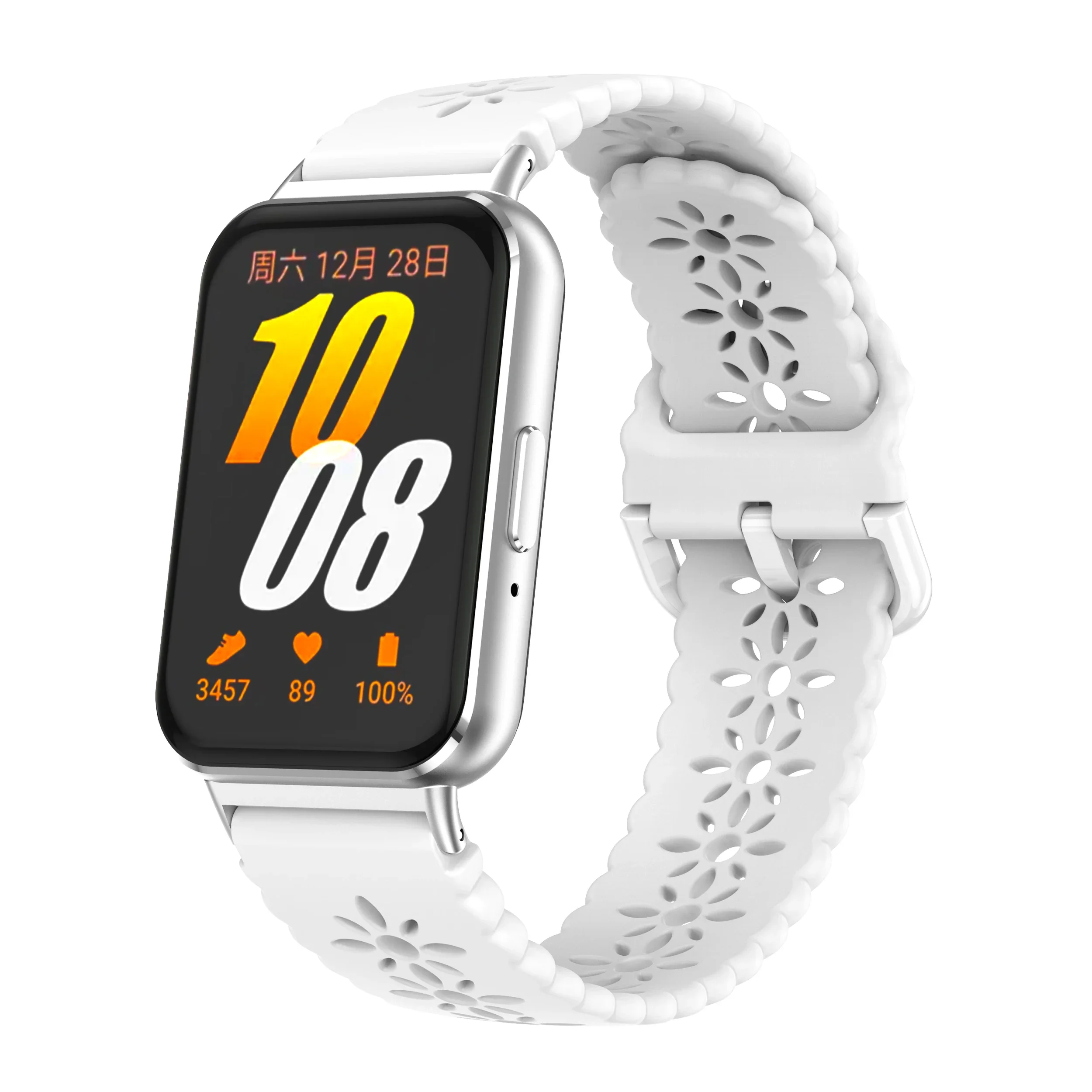 Strap for Galaxy Fit 3 Watch Hollow Strap Samsung Girls Adapter Woman Accessories Strap Band Bracelet Silicone Women Bracelet