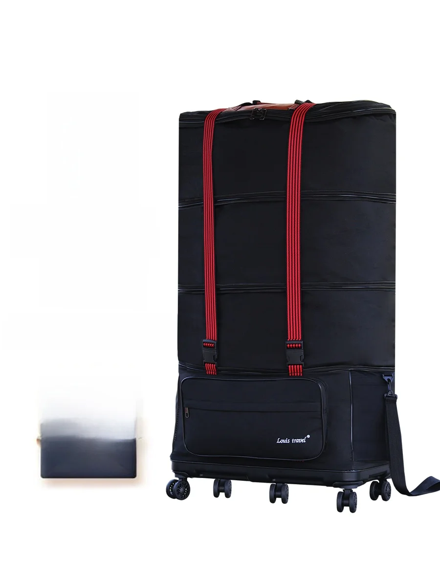 

Ultra-Light Large Capaci Louis Travel Lage Bag with Universal Wheels Faionable Trendy Soft Bag Polyester Inner Material