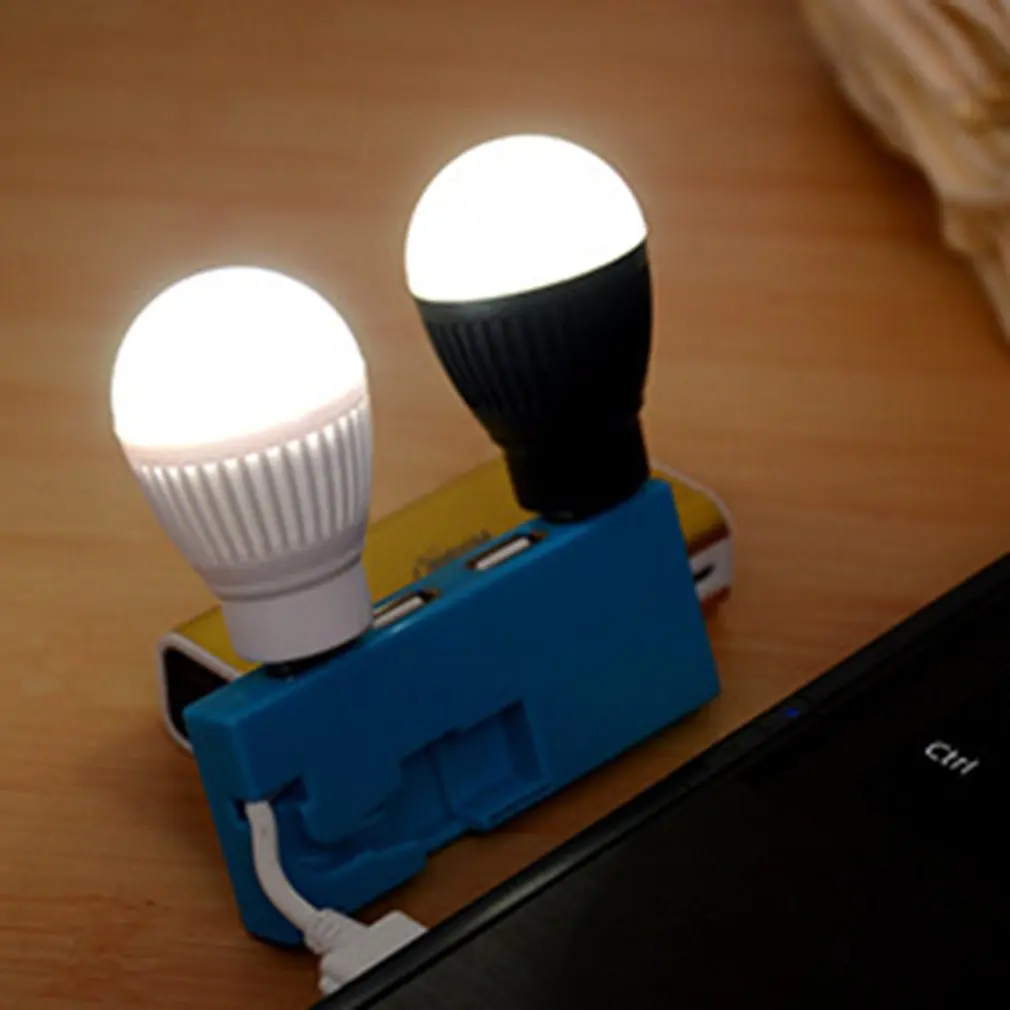 USB Light Bulb Portable Multifunction Mini LED Small Light Bulb 3w Outdoor Emergency Light Energy Saving Highlight Lamp
