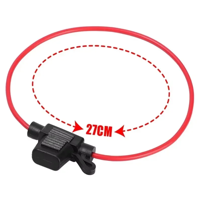 กล่องใส่ฟิวส์กันน้ำแบบมินิ 12V 30A 5/10 ชิ้น พร้อมสวิตช์ตัดไฟในตัว ป้องกันน้ำกระเซ็น