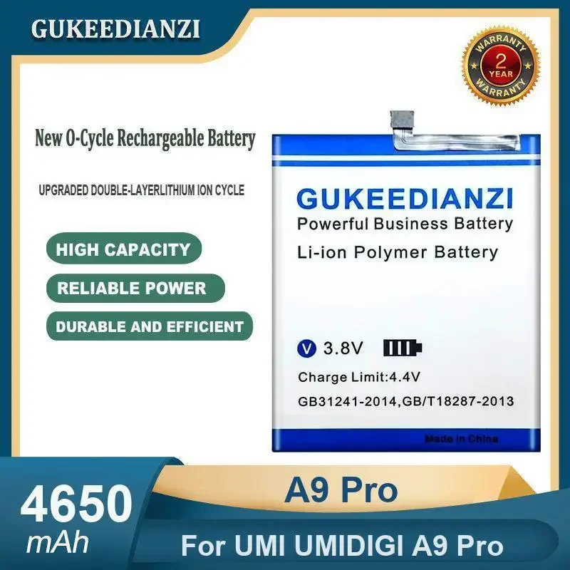 

High Capacity 4650mAh A9 Pro Mobile Phone Battery For UMI UMIDIGI A9 Pro
