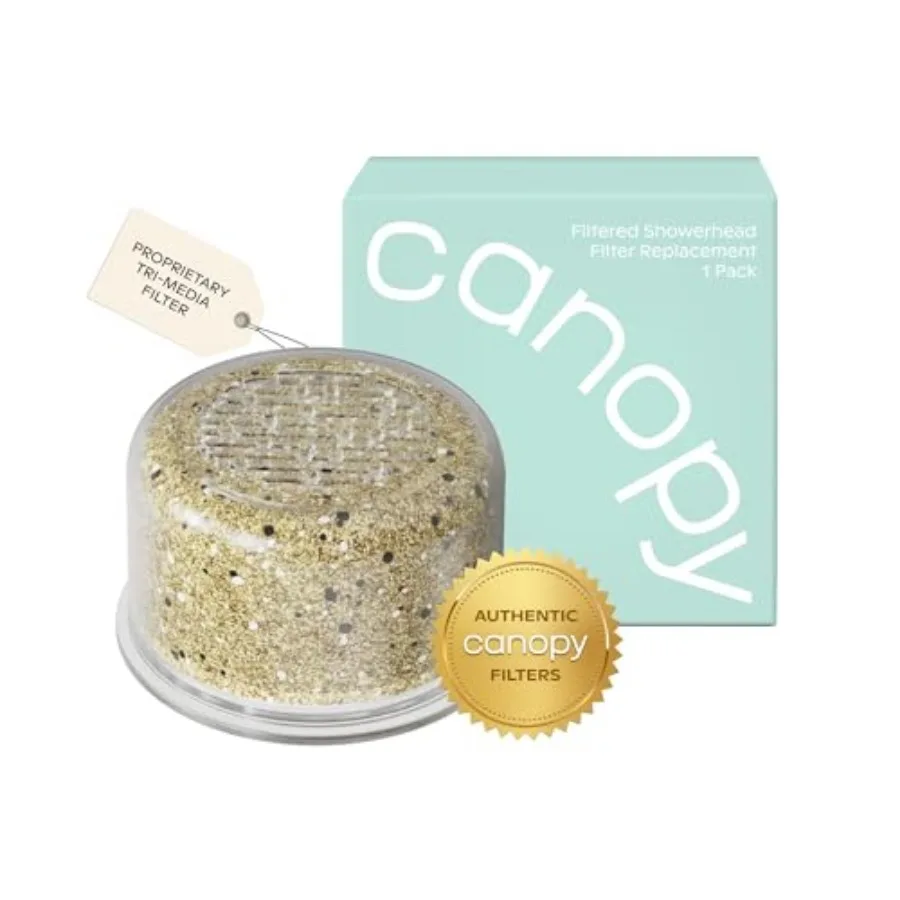 

Authentic Showerhead Filter Replacement - Pack - Compatible with All Shower Heads - 90 Day Use
