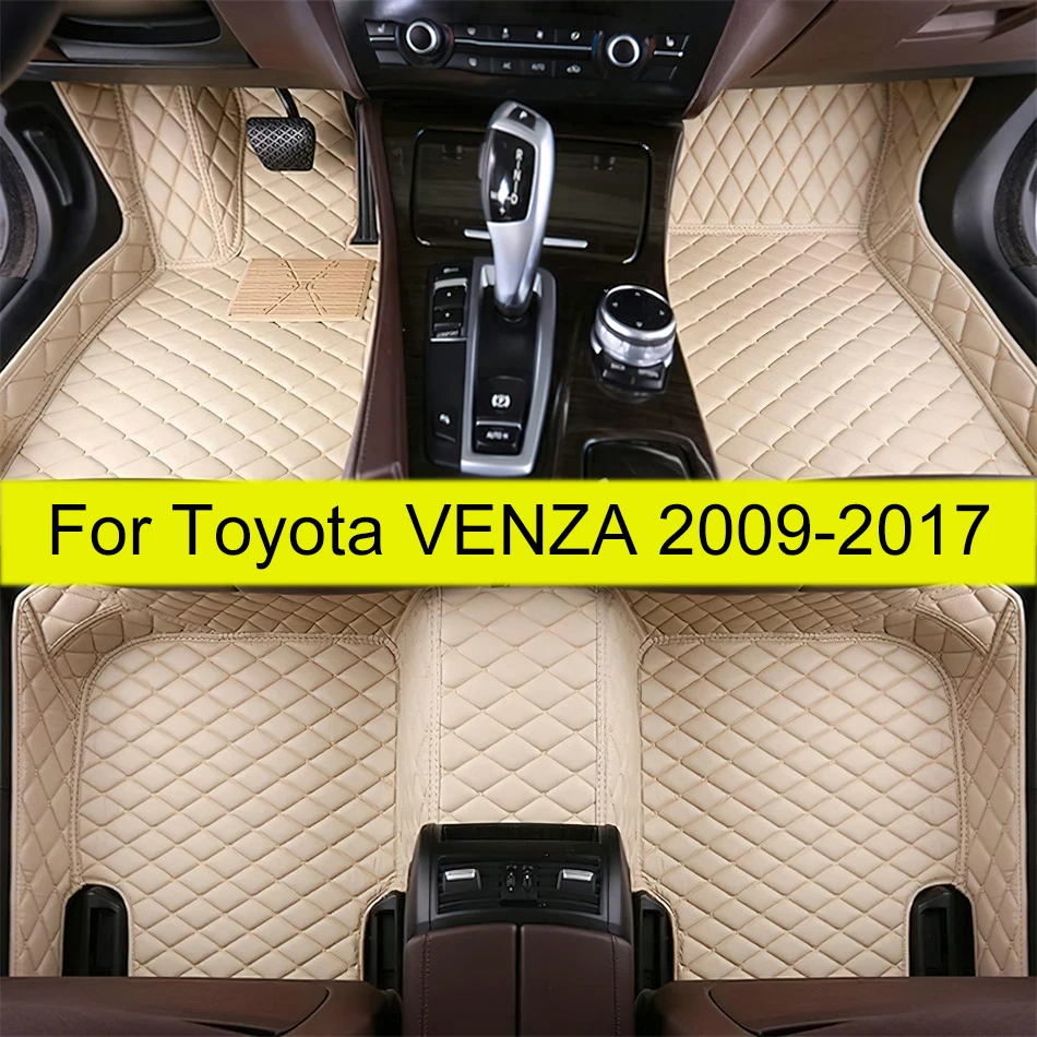 

Custom Car floor mats for Toyota VENZA 2009 2010 2011 2012 2013 2014 2015 2016 2017 auto foot Pads automobile carpet cover