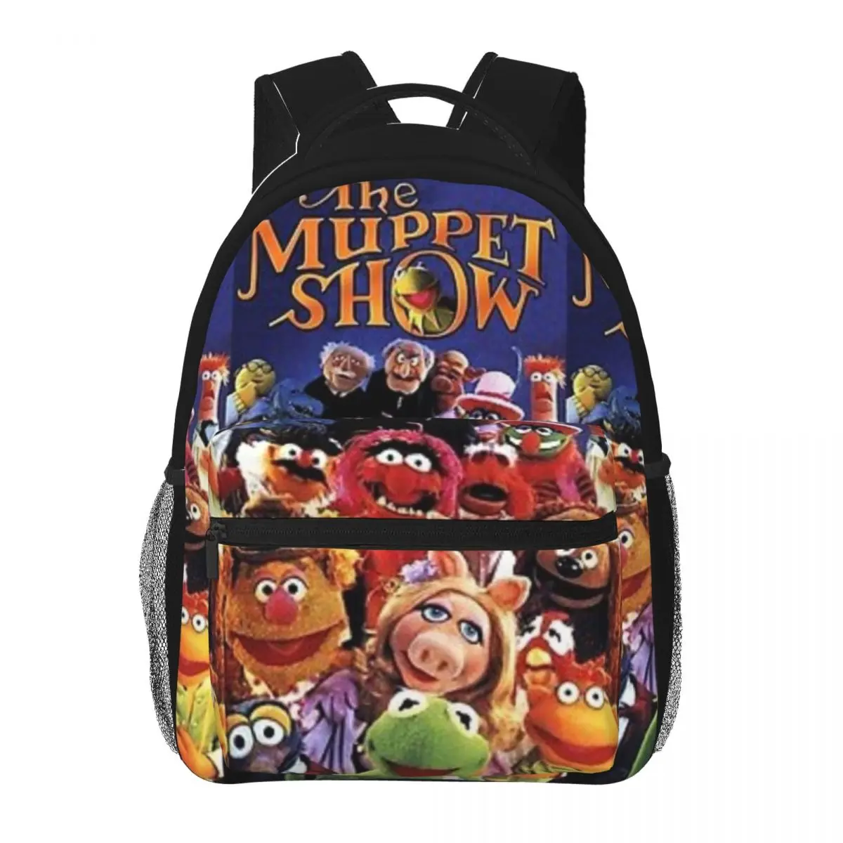 The M-Muppets Show Vintage Cast Retro TV Backpack New Fashion Wodoodporny plecak szkolny o dużej pojemności dla dziewcząt i chłopców 16 cali