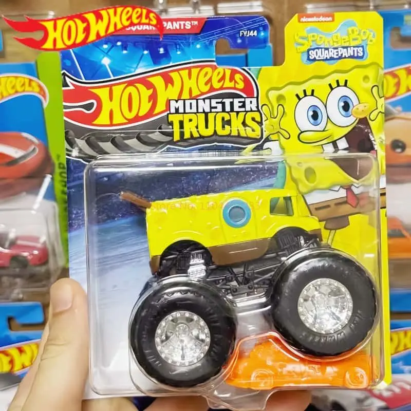 New 26E Hot Wheels Monster Trucks Bigfoot Truck Diecast Alloy Collectible Model Toy Large Tires Off Road FYJ44 Car Toy Gifts
