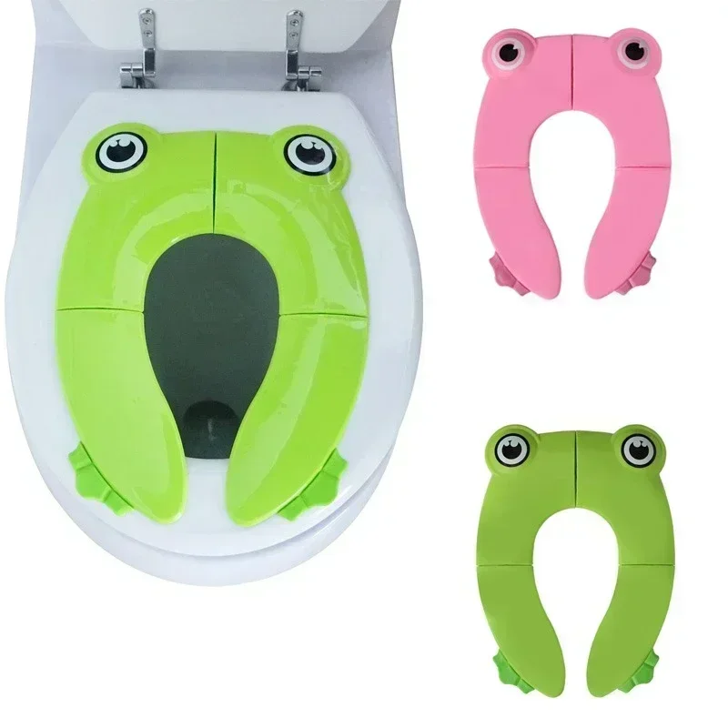 Portable Kids Travel Potty Seat Pad Baby Folding Toilet Training Seat Cover Toddler Urine Assistant Cushion Children Pot Seater