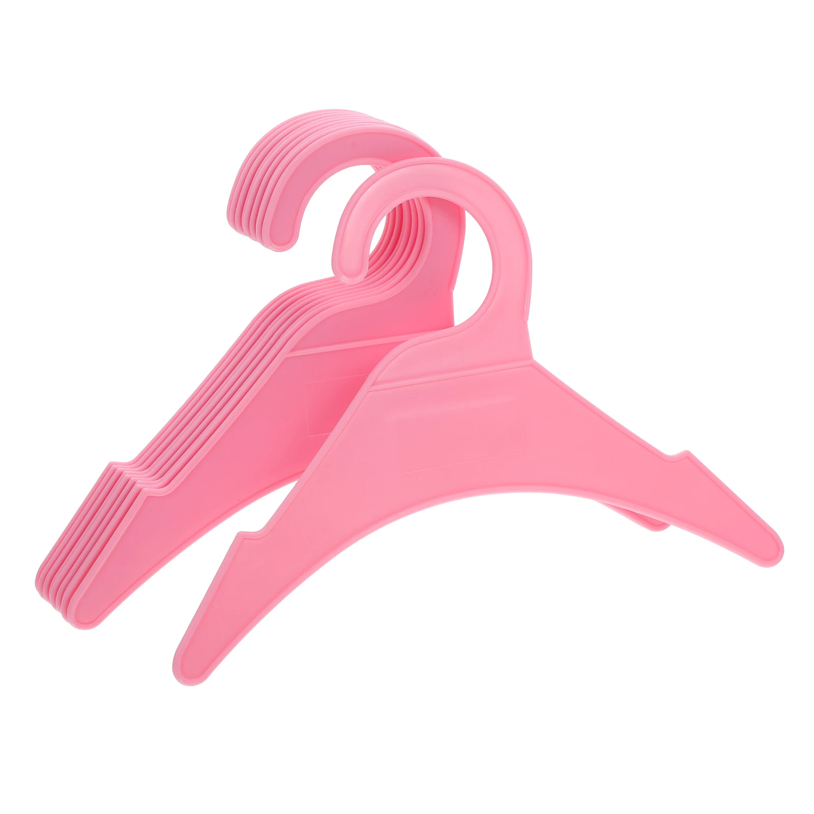 

10Pcs Dog Clothes Hangers Pet Clothing Rack ABS Non-Slip Small Hanger for Drying Storage Travel Use Universal Size Design