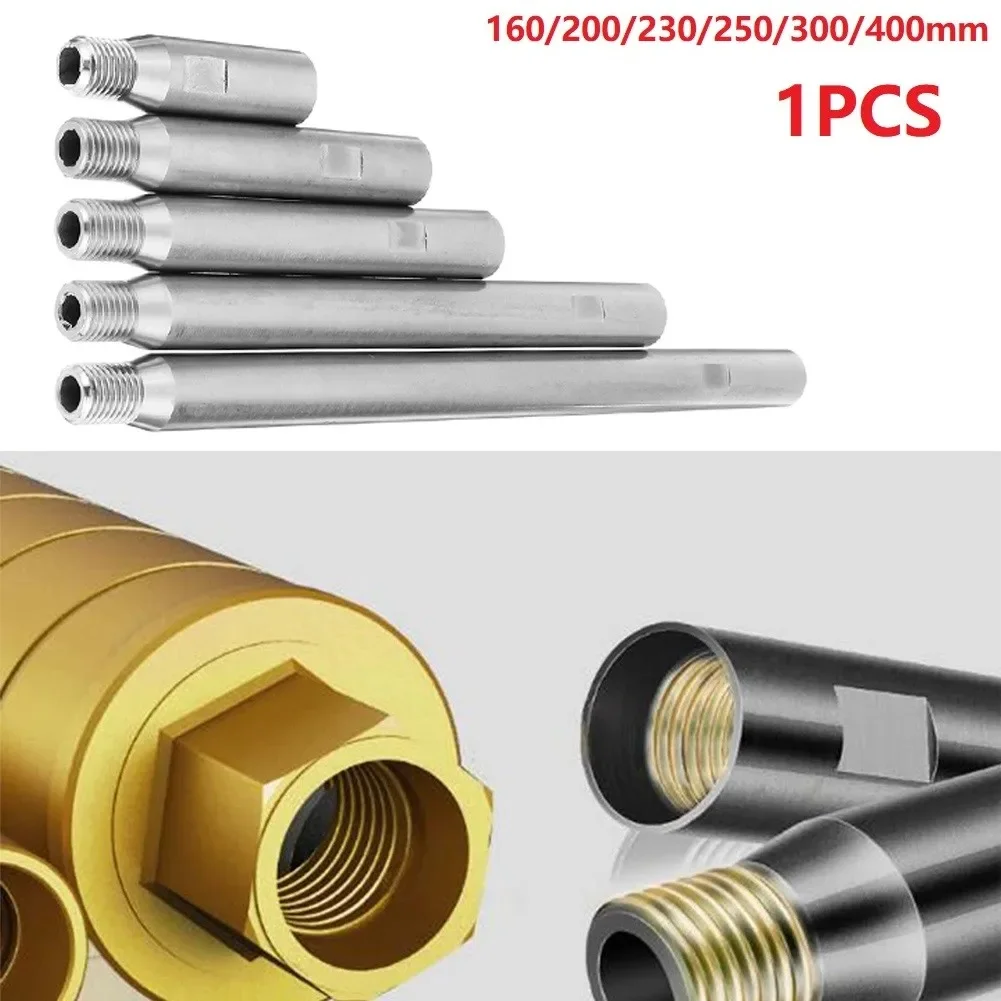 1Pcs Core Drill-Bit Water Drill-Bit Extension 160/200/230/300/400mm M22 Thread Connecting Rod For Drilling Rig Adapter