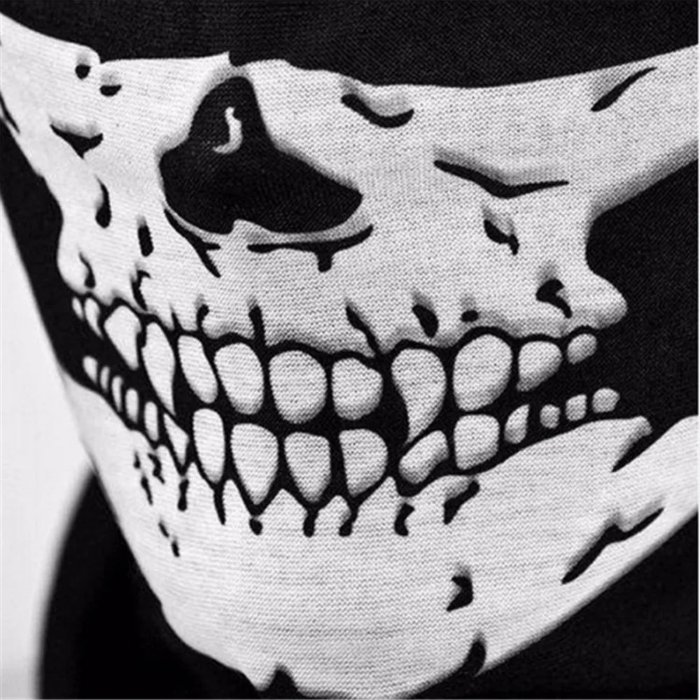 Breathable Skull Men Balaclava New Windproof Scarf Motorcycle Helmet Bandana Face Cover Ski Mask