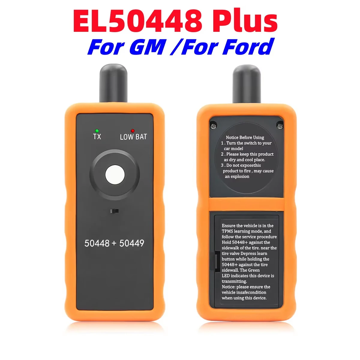 

TPMS EL50448 Plus Для G M Для Opel Для Ford Автомобильная система контроля давления в шинах EL-50448 Инструмент сброса TPMS Инструмент aktywacji TPMS