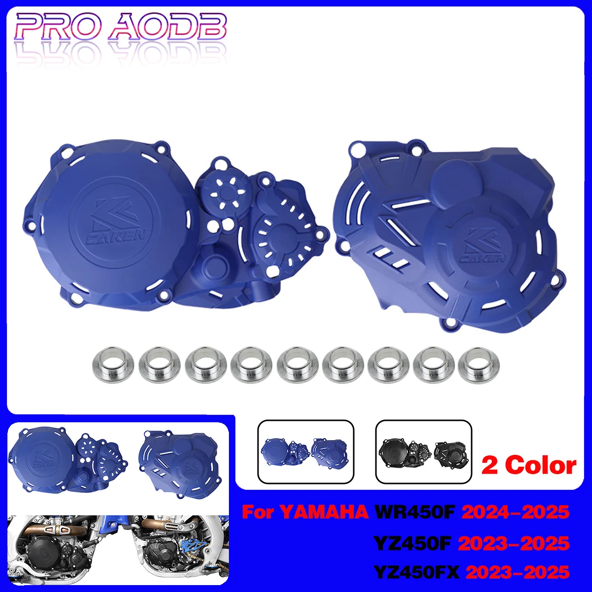 

For Yamaha WR450F YZ450F 450FX WR YZ 450F WRF YZF 450 2023 2024 2025 New Motorcycle Clutch Water pump Ignition Protective cover