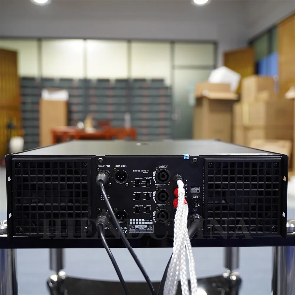 CA68 Professional Power Amp Pure Power Amplifier 2channels (3u) KTV/Stage/Home Entertainment KTV 8Ohm/2900w*2/4Ohm 5800W*2