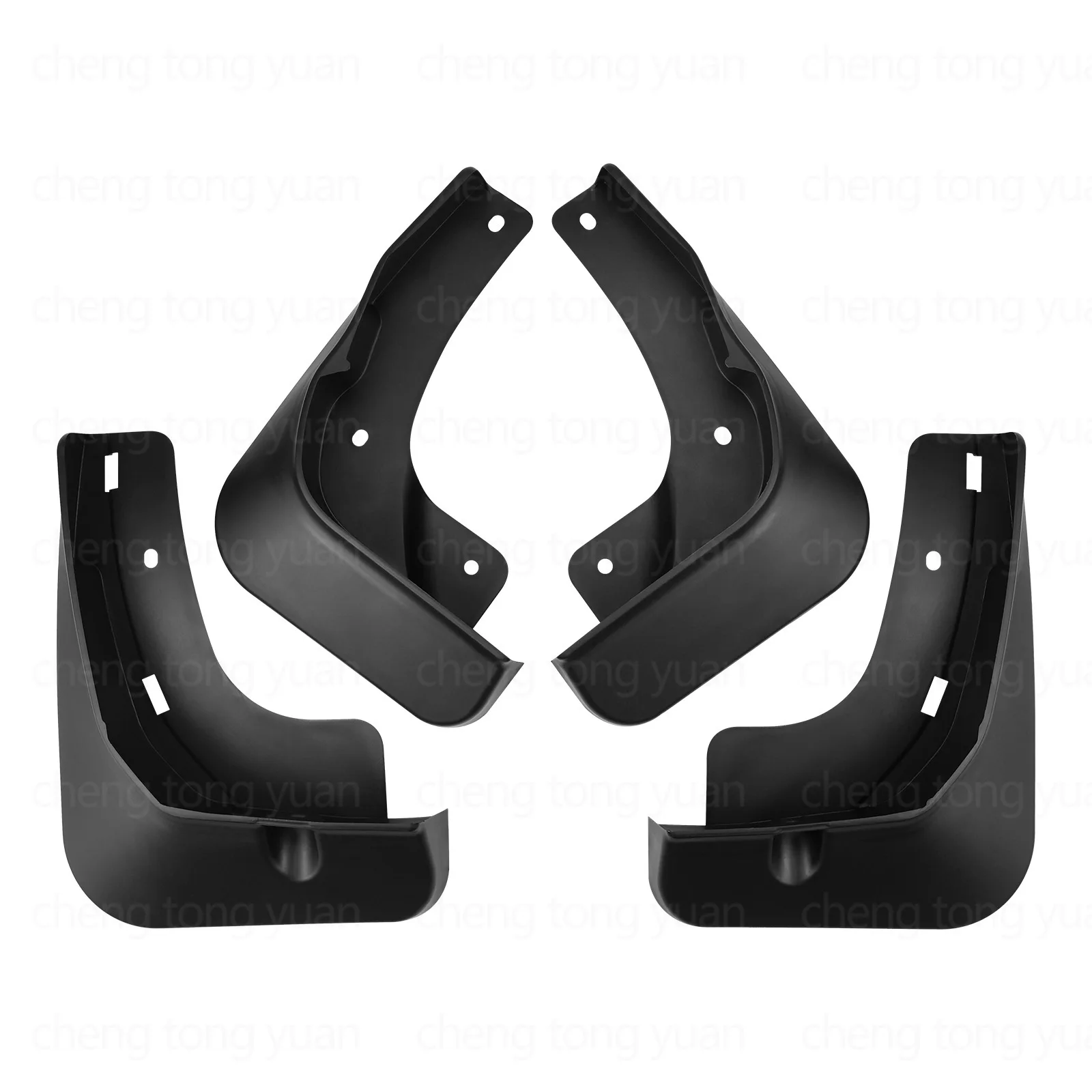 Mudguards FOR VW Volkswagen Lamando L 2022-2026 Fender Mudguard Vehicle Exterior Decor ABS Material Protective Car Accessories 5