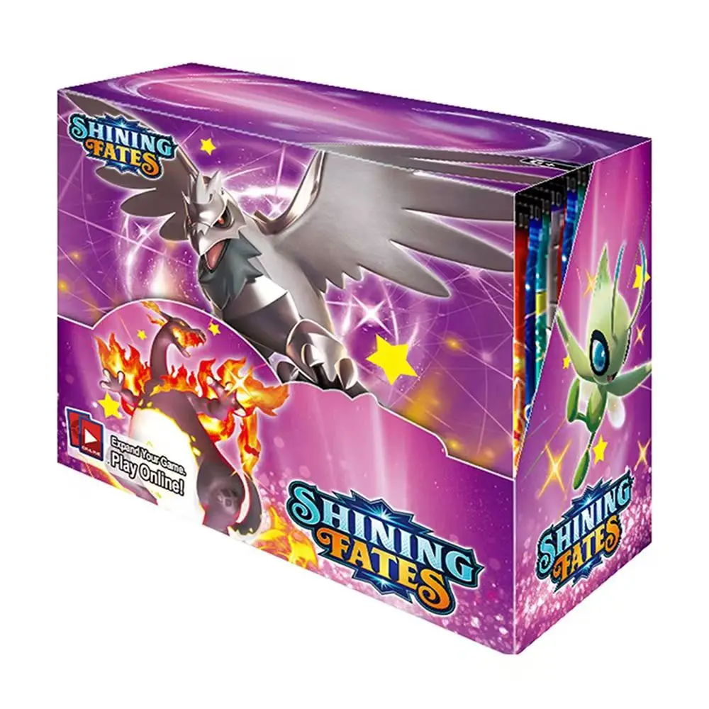 Pokémon Shining Fates Style English Booster Battle Carte, Trading Card Game Collection, Sword and Shield Cards Toys, Kids Gifts, P12, 360