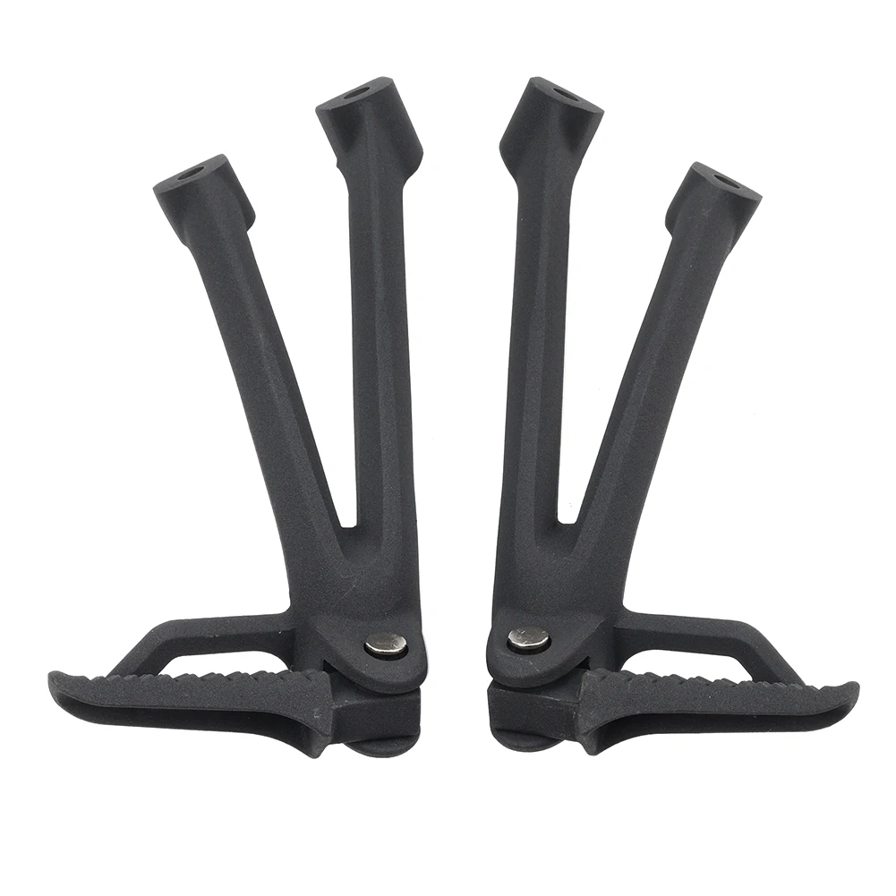 2pcs Motor Rear Passenger Footrest Foot Pegs Black Bracket For Suzuki GSXR600 GSXR750 2006-2007