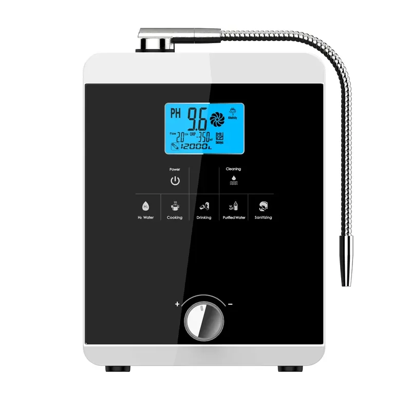 Portable Electric Water Ionizer Filter Alkaline Beneficial Drinking System Manual Energy Purifier for Home Outdoor Camping