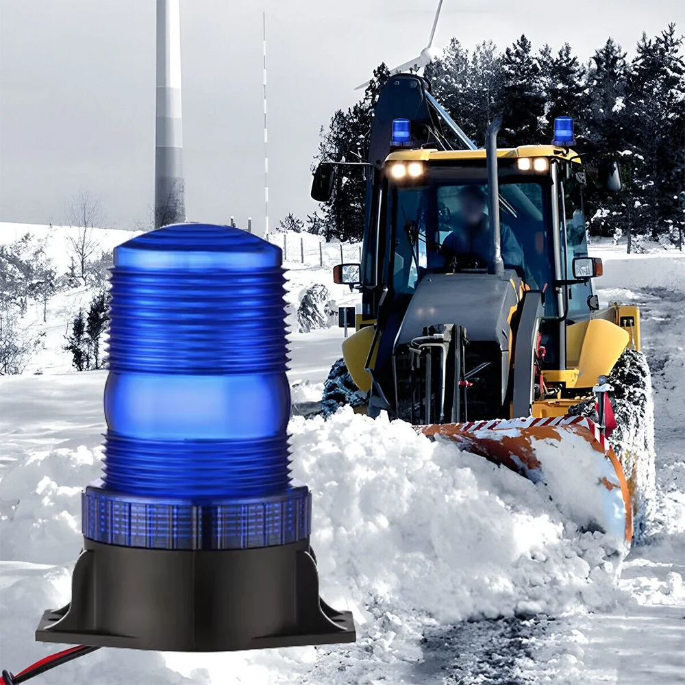 

JALN7 30W LED High Power Emergency Warning Flash Strobe Light Beacon for Forklift Truck School Bus Blue