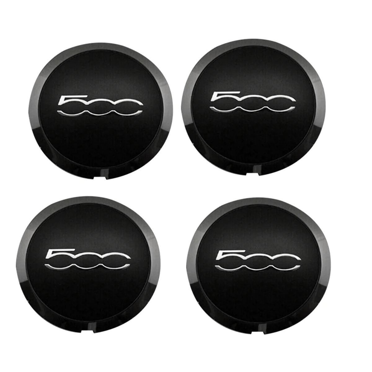 4Pcs 133mm Hubcap for Wheels Centre Hub Caps 68078419AC 68078421AC Dust Cover 51884863 Black