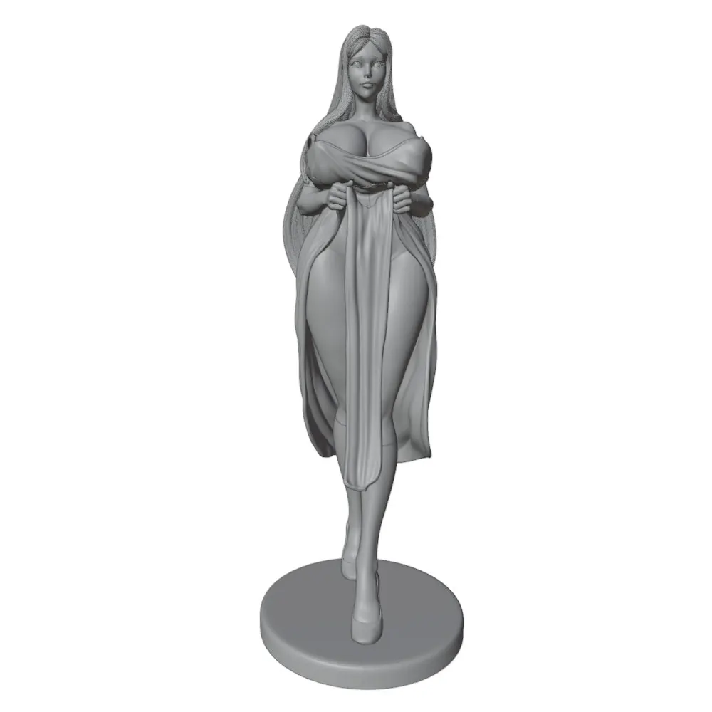 75mm-250mm NSFW Sexy Girl Resin Model Kits GK Miniature 3D Printed Gray Model Figurine DIY Doll Model Unassembled And Unpainted