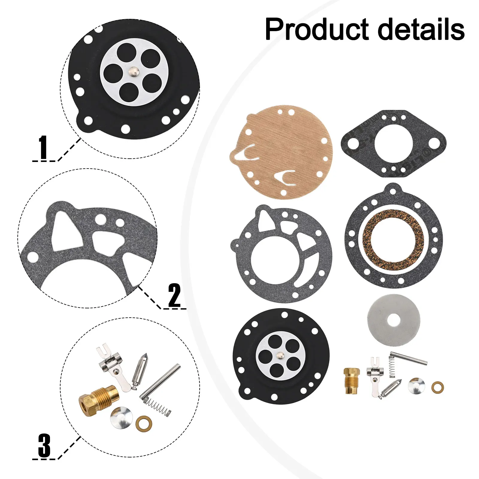 Precision Engineering in a Membrane Repair Kit Compatible with the Popular 08 S and Other Models of the For Tillotson Series