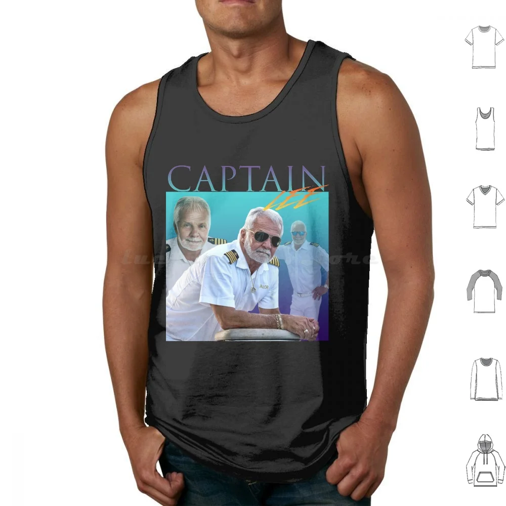 Captain Lee Retro Inspired Tank Tops Vest Sleeveless Below Deck Bravo Captain Lee Real Housewives Captain Yacht Andy Cohen Tv