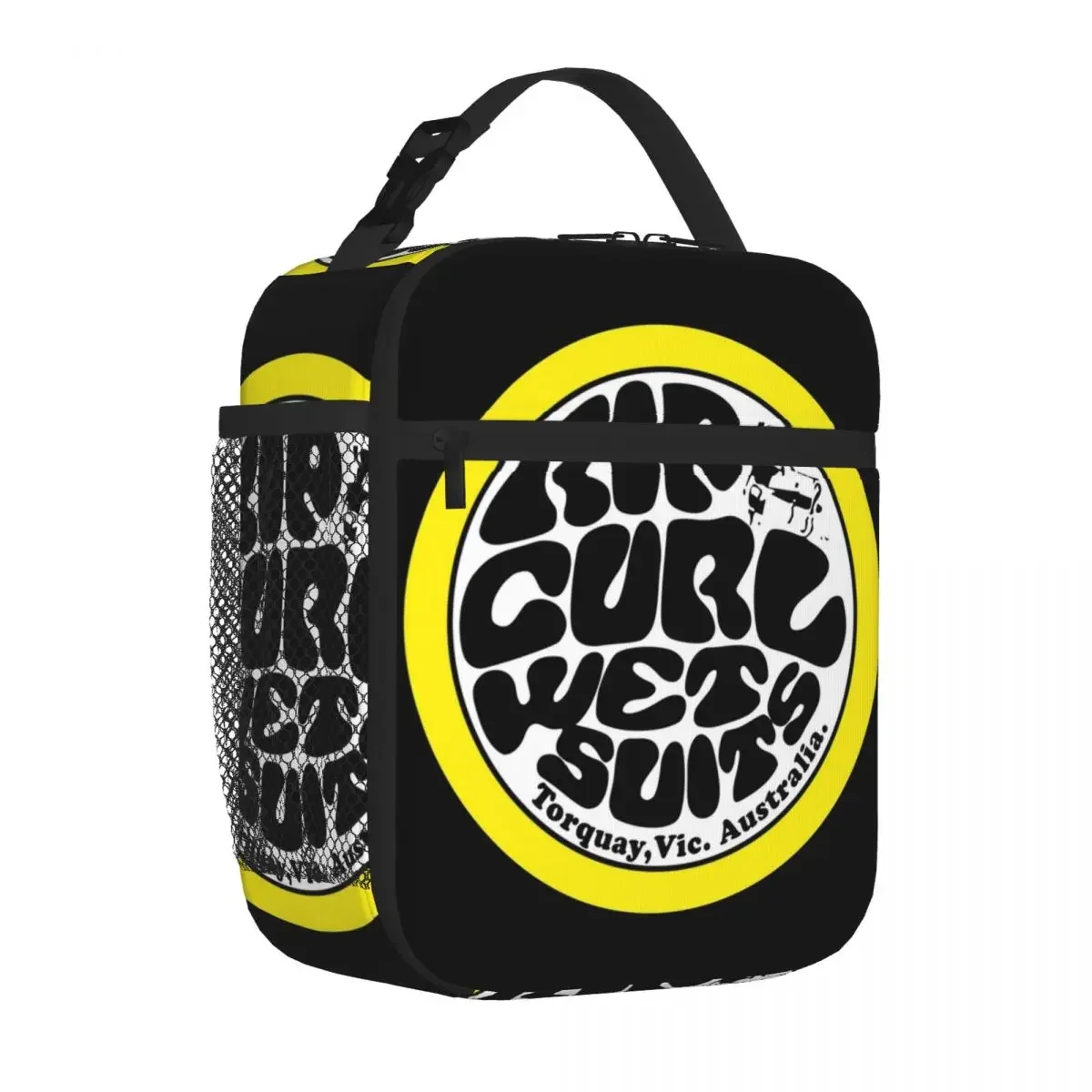 Classic Rip Curl Throw Pillow Lunch Bags Insulated Bento Box Waterproof Lunch Tote Leakproof Picnic Bags Cooler Thermal Bag