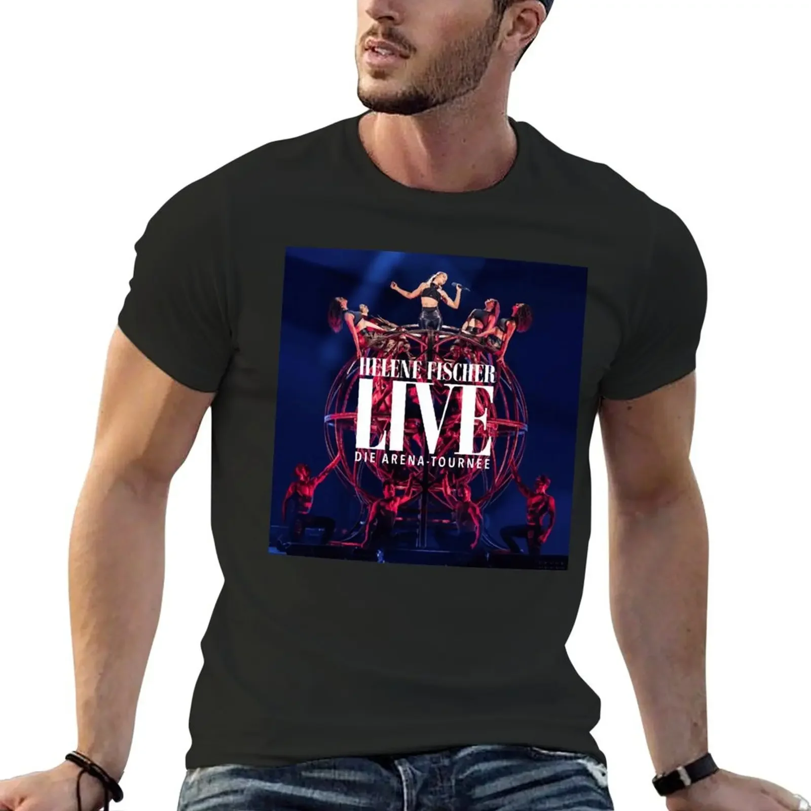 

Beautiful Model Helene Fischer Live Awesome For Movie Fans T-Shirt anime tshirt Short sleeve tee mens champion t shirts