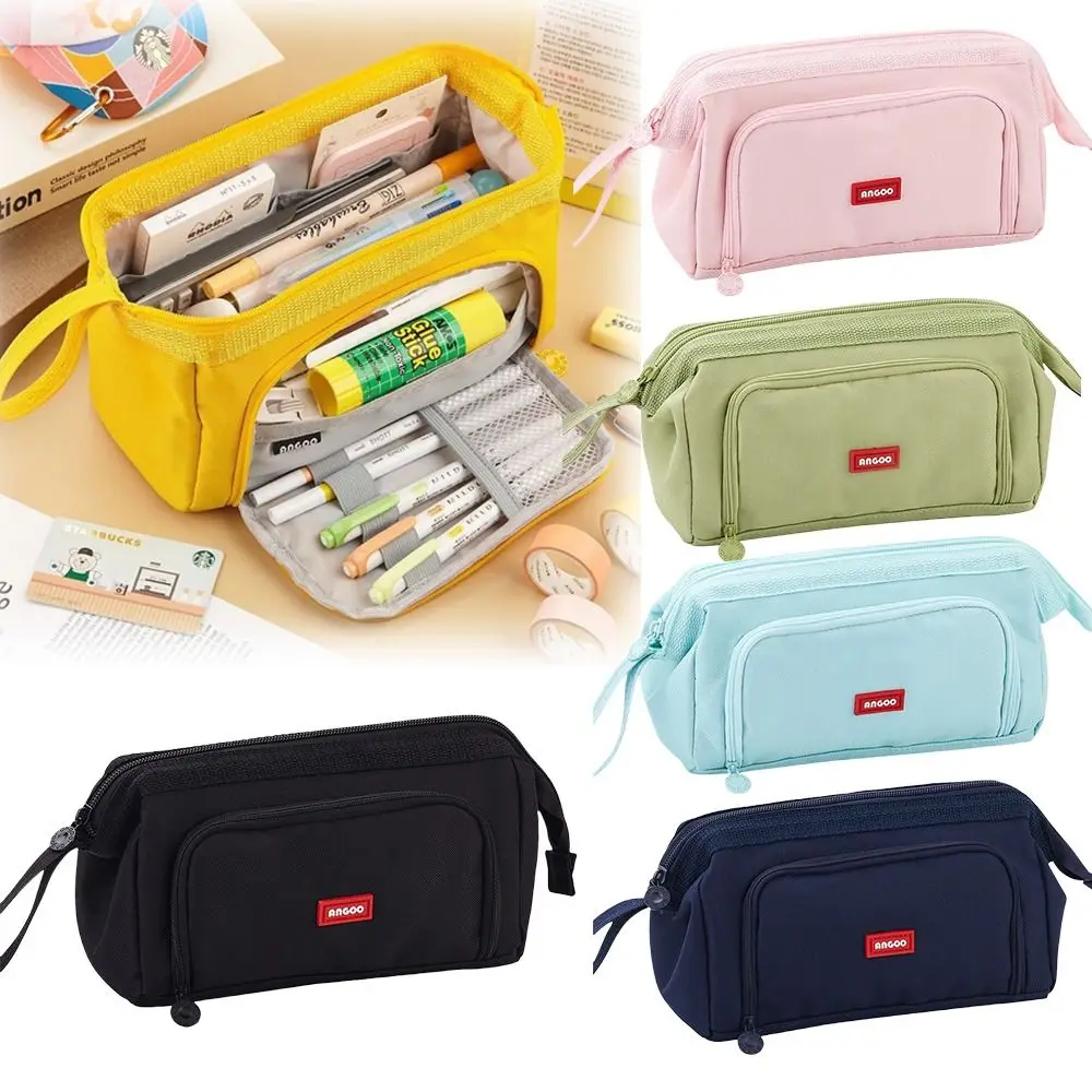 Special Aesthetic Big Pencil Pouch Cute Large Capacity Pencil Case Zipper School Supplies Pen Organizer for Girls Teens