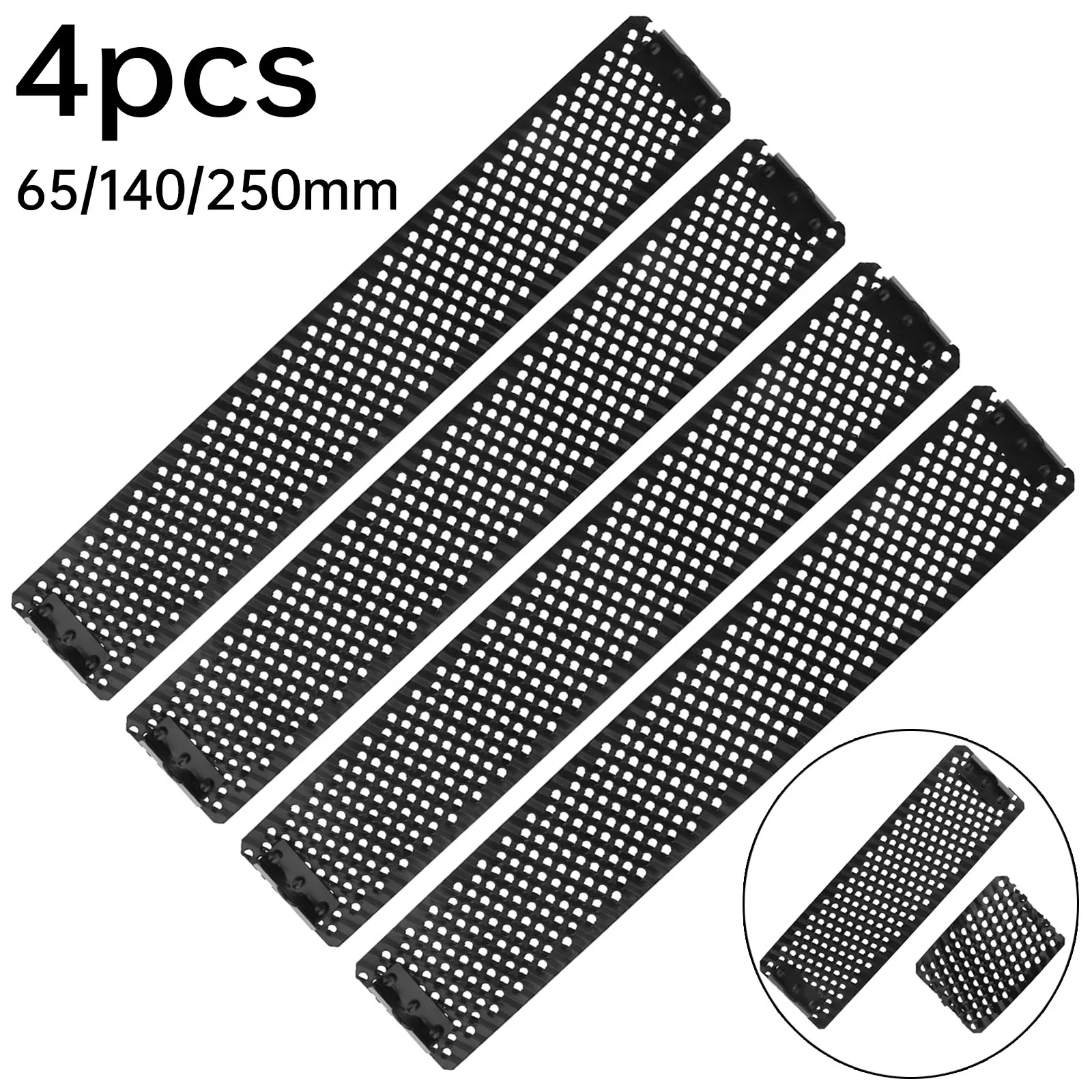 4pcs Surform Shaver Blades Flat Standard Cut Replacement Blade Steel Shaver Cheese Grater Rasp for Hand Plane Scraper