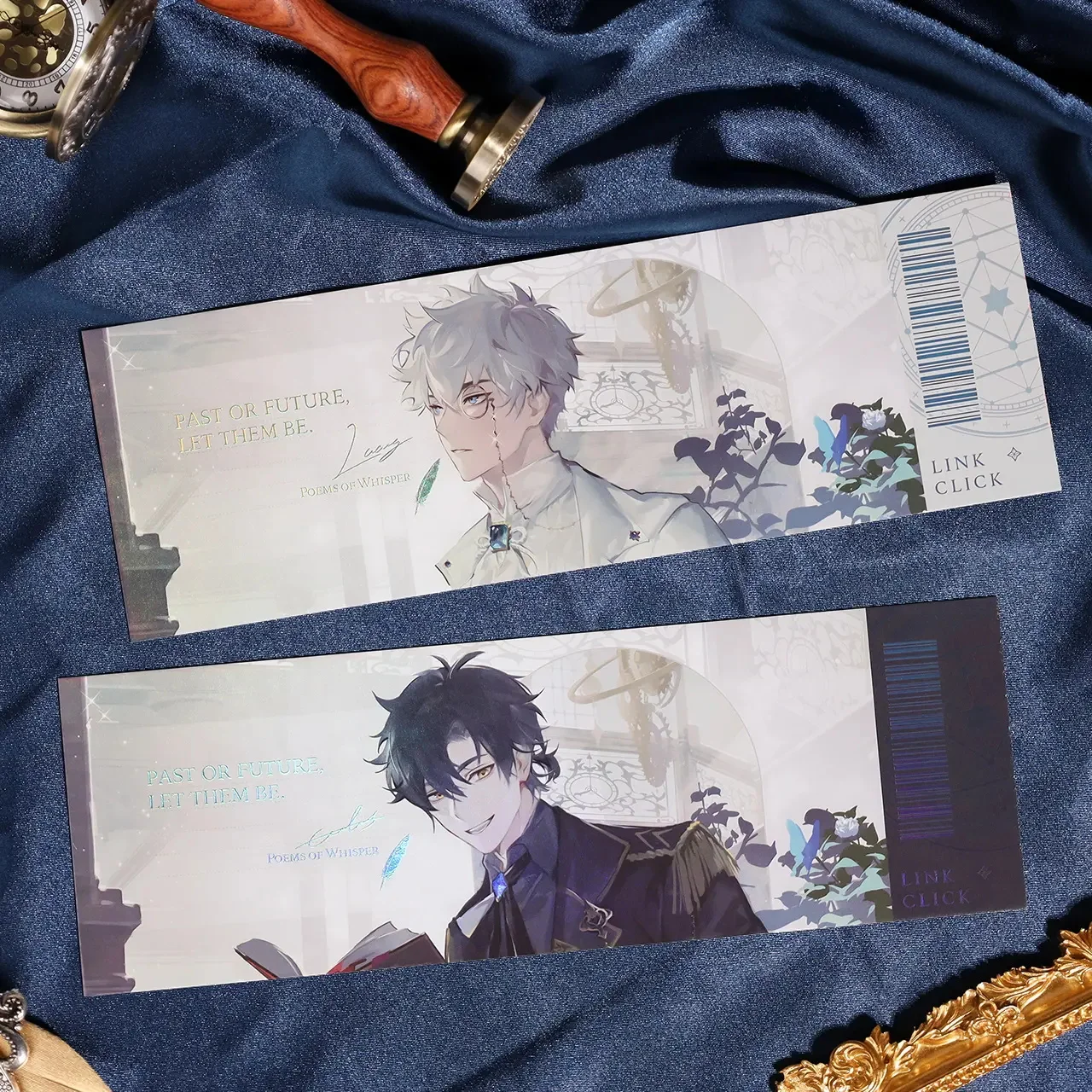 Anime Link Click Lucas Charles Cosplay Whispering psalm series Laser ticket set ambitus Collection card